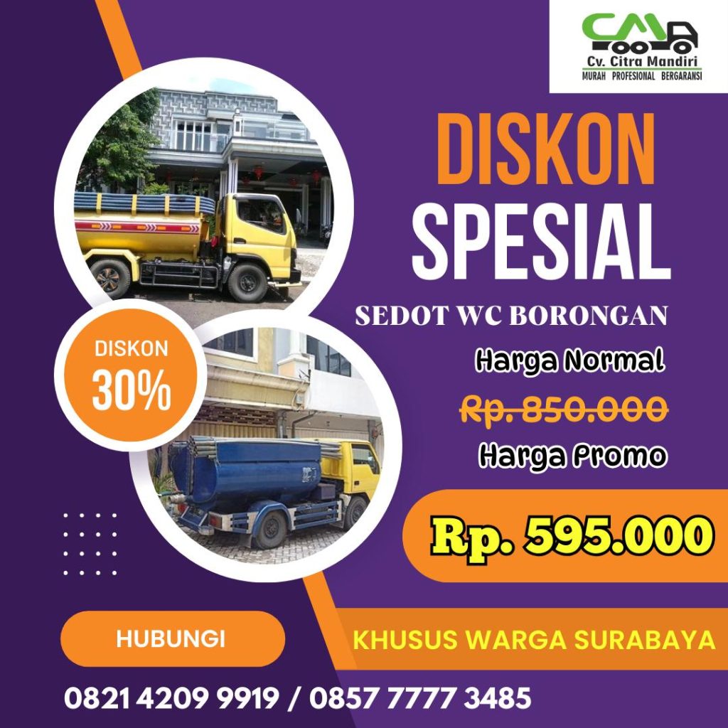 Sedot WC Terdekat di Surabaya