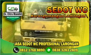 Sedot WC Karangbinangun Lamongan
