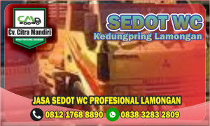 Sedot WC Kedungpring Lamongan