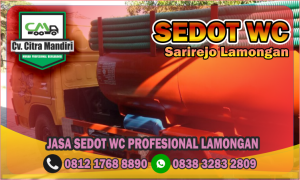 Sedot WC Sarirejo Lamongan