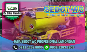 Sedot WC Sekaran Lamongan