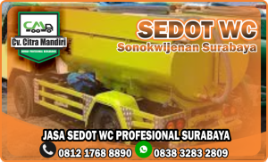 Sedot WC Sonokwijenan Surabaya