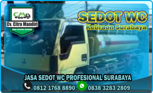 Sedot WC Kebraon Surabaya