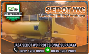 Sedot WC Sawunggaling Surabaya