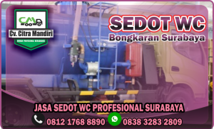 Sedot WC Bongkaran Surabaya