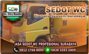 Sedot WC Klampis Ngasem Surabaya