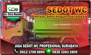 Sedot WC Manyar Sabrangan Surabaya