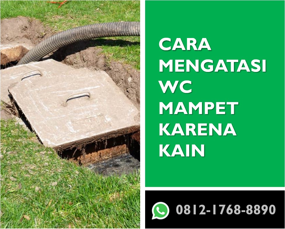 Cara Mengatasi WC Mampet Karena Kain