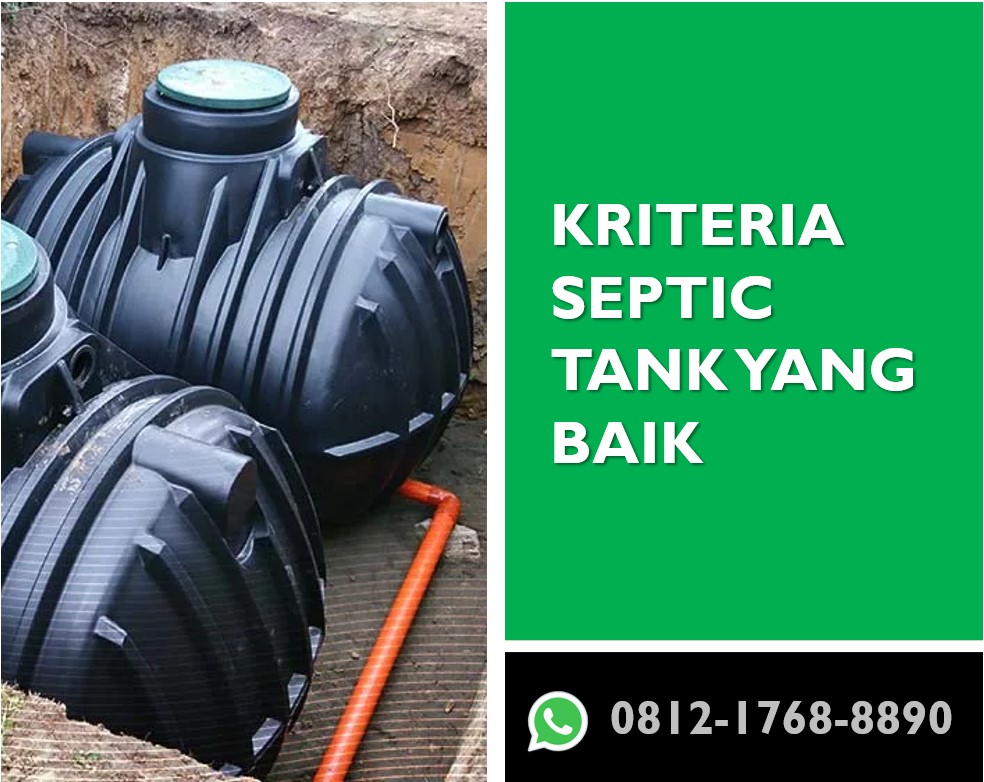 Kriteria Septic Tank yang Baik