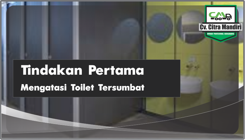 tindakan pertama mengatasi toilet tersumbat